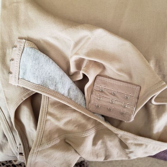 HeyShape Snatched Shapewear Slimming Bodysuit Nude Neutral Women's Size Medium - Picture 9 of 14